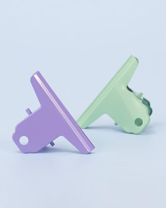 2PCS Extra Large Binder Clips Metal Bulldog Clips Large Paper Clamps Holder - Image 3