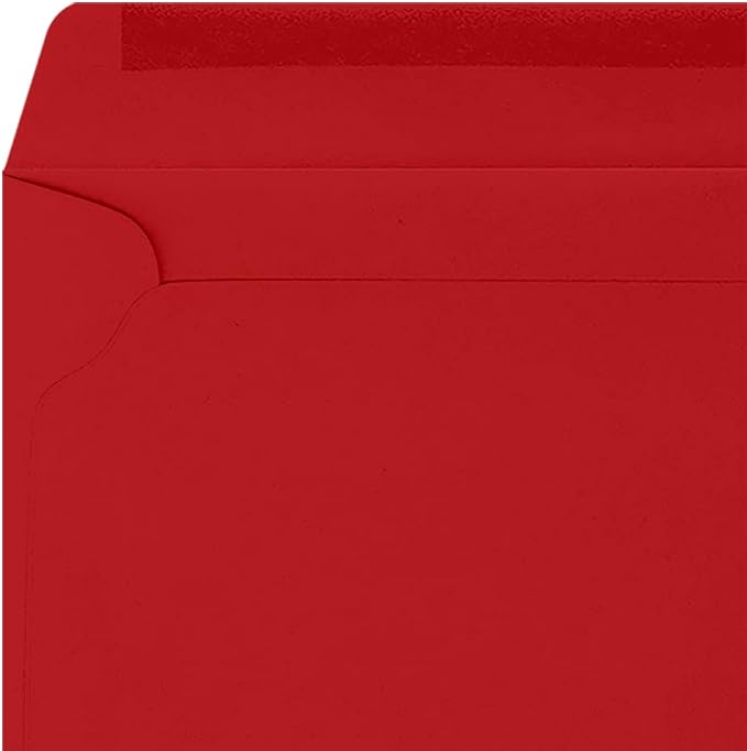 LUXPaper 9 x 12 Booklet Envelopes | Holiday Red | 60lb. Text | 250 Qty - Image 4