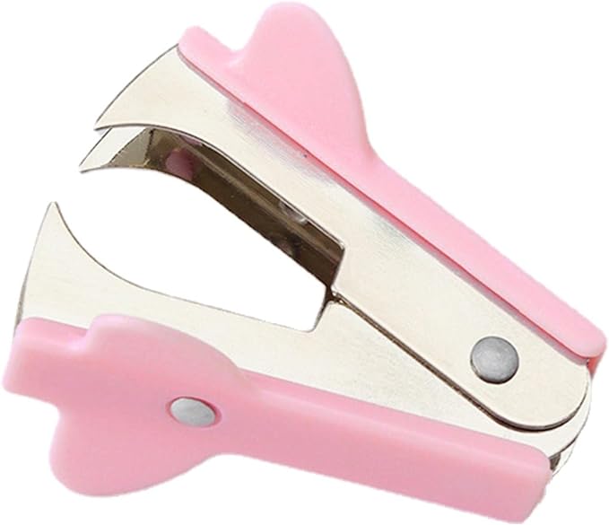 Pink Staple Remover, Staple Puller Tool, Modern Plastic Office School Supplies by Unknown