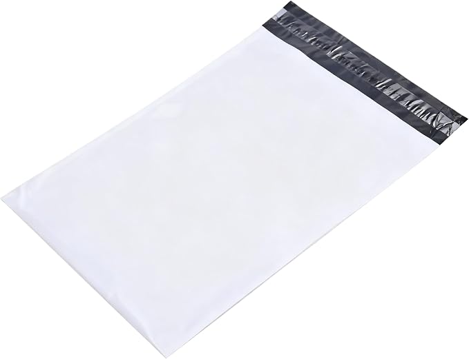 10"x13" Poly Mailers，White Shipping and Envelope Bags Pack of 500 by Unknown