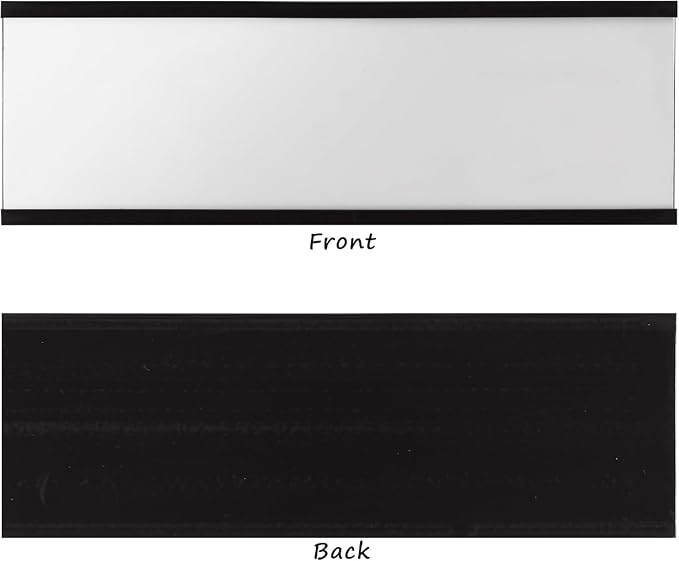 Realth C Channel Magnetic Label Holders 50 Pack 2'' x 5'' | Paper Inserts and - Image 5