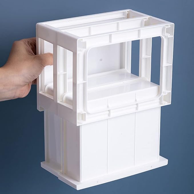 Plastic Vanity Organizer with 4 Drawers, Small Storage Organization Drawers - Image 6