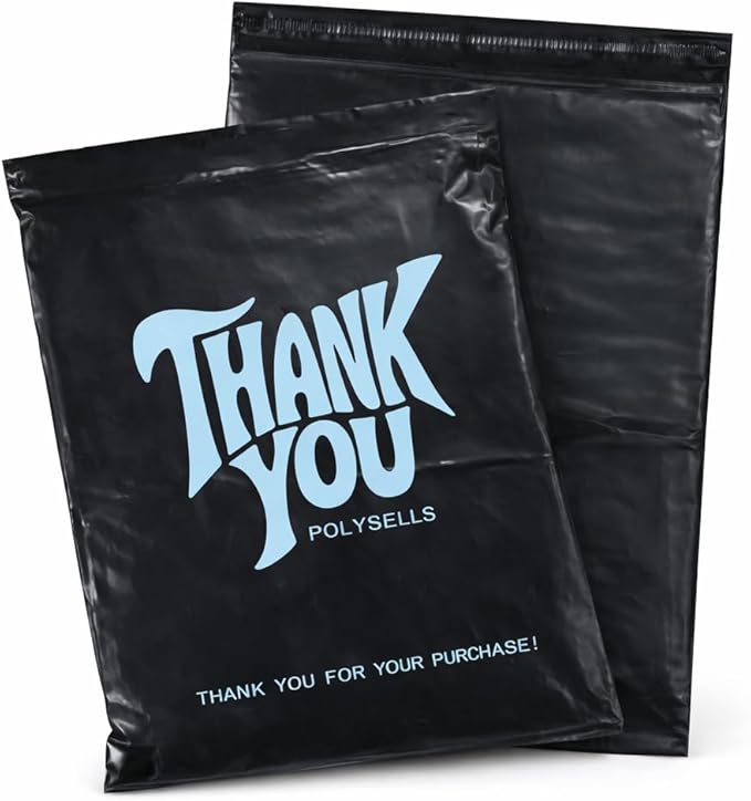 POLYSELLS Thank You Poly Mailers 10x13 inches 100 Pcs Waterproof Self-Sealing by POLYSELLS