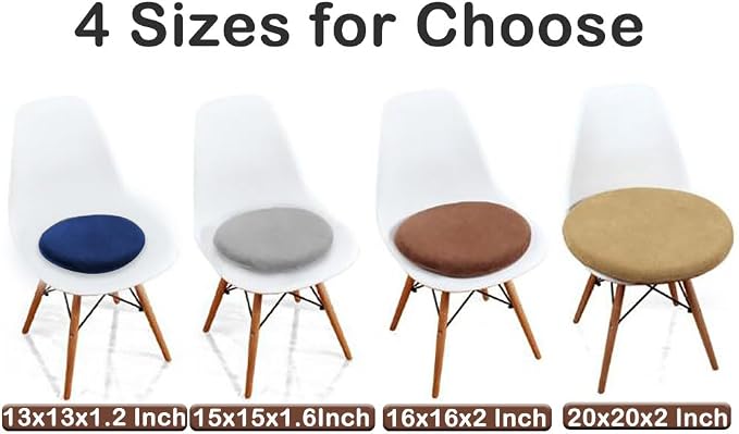 Sigmat Memory Foam Seat Cushion Anti-Slip Soft Round Stool Cushion Chair Pad 13 - Image 6