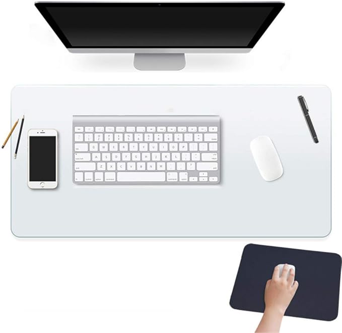 Easy Easy Life Clear Desk Mat Pad 14’’x24’’ Transparent PVC Desk Blotter by EasyEasyLife