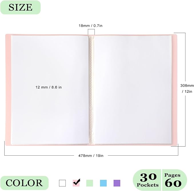 Tamaki Binder with Plastic Sleeves - Image 2