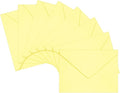 50 Pack A7 Envelopes, Light Yellow Greeting Card Envelopes Self Seal, 5.24 x by LIKAJON