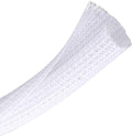 25ft - 1.25 inch Braided Cable Management Sleeve Cord Protector - Self-Wrapping by CrocSee