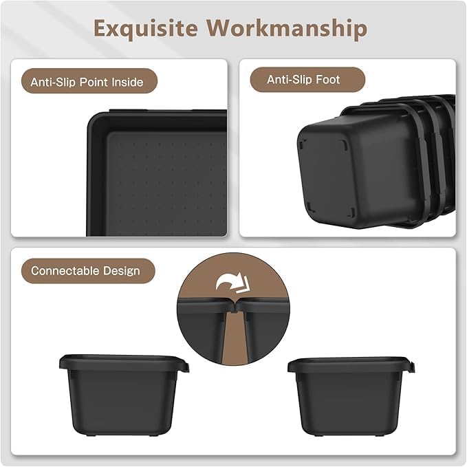 A-LUGEI【Large Size】【5 Pcs】 Tool Box Organizer Tray Divider【Single Size】 Desk - Image 5