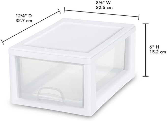 Sterilite 18-Pack 6 Quart Stacking Drawer, Accessories, Craft Supplies - Image 3
