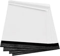 White Poly Mailers 24x24 Inch, 200 Pack | Self-seal shipping bags by Unknown