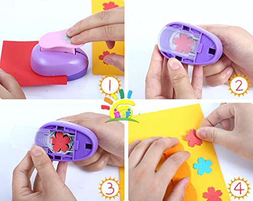 CADY Crafts Punch 2 inch Circle Punches Craft Lever Punch Handmade Paper Punch - Image 3