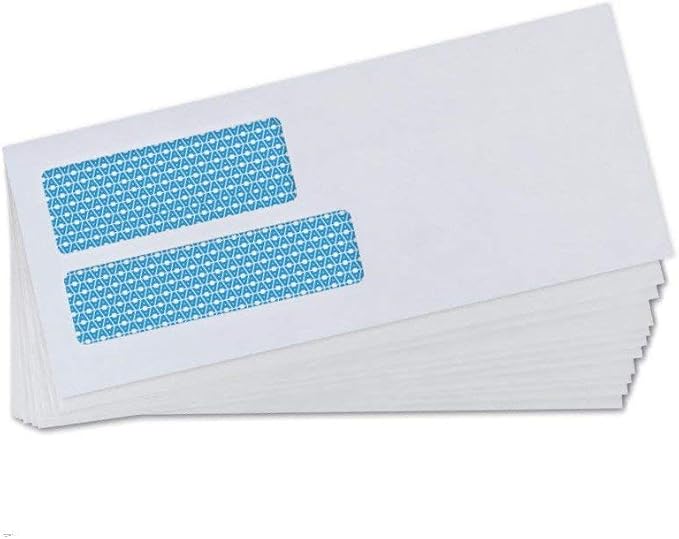Aimoh #9 Double Window Security Business Mailing Envelopes - Image 3