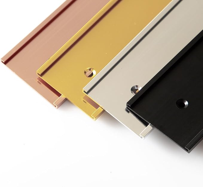 2" x 8" Aluminum Office Desk Nameplate Sign Holder 5 Pack - Image 2