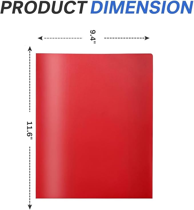 Sooez 3 Pack 2-Pocket Folders - Image 5