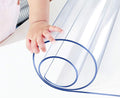 Wadrac Long Clear Table Pad 16x96 Inch Rectangular Transparent Desk Protector by Wadrac