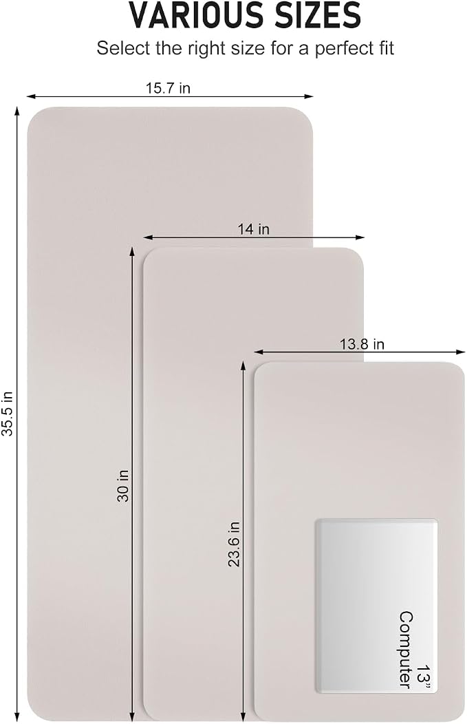 Desk Pad, Waterproof Laptop Computer Writing Mat - Image 6