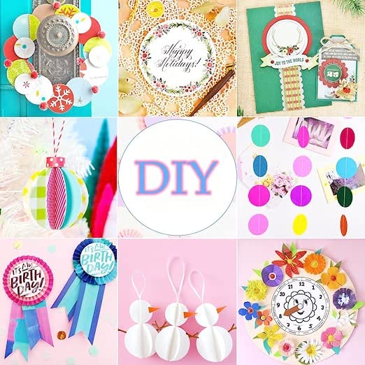 CADY Crafts Punch 1.5 inch Circle Punches Craft Lever Punch Handmade Paper - Image 8
