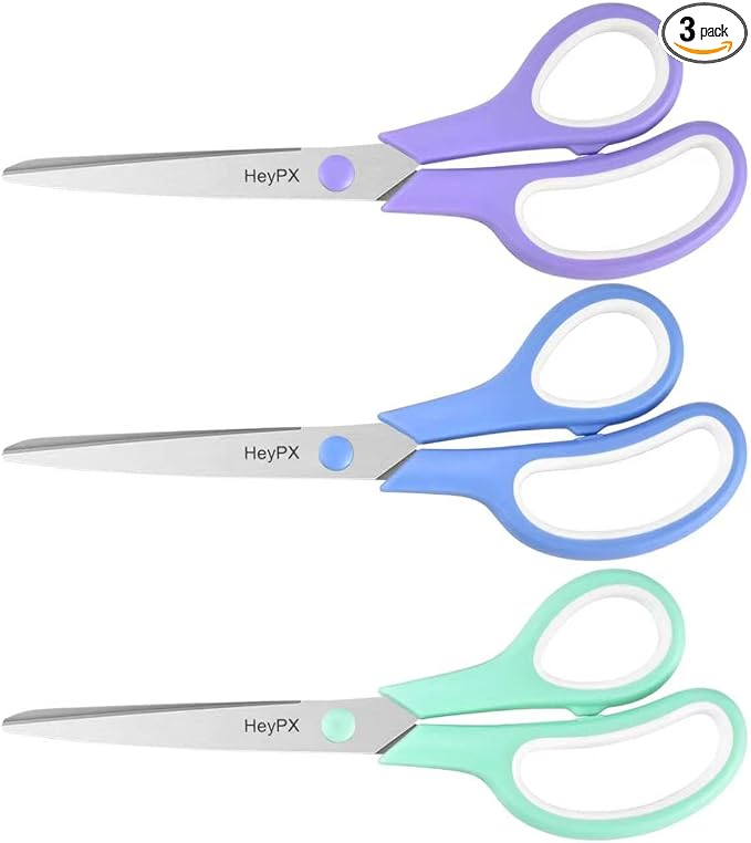 3-Pack 8.5" Ultra Sharp Stainless Steel Scissors by Unknown