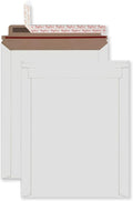 Bonfasvo Rigid Mailers 30 Pack 6.25 x 8.25 inches White Self Seal Stay Flat by Bonfasvo
