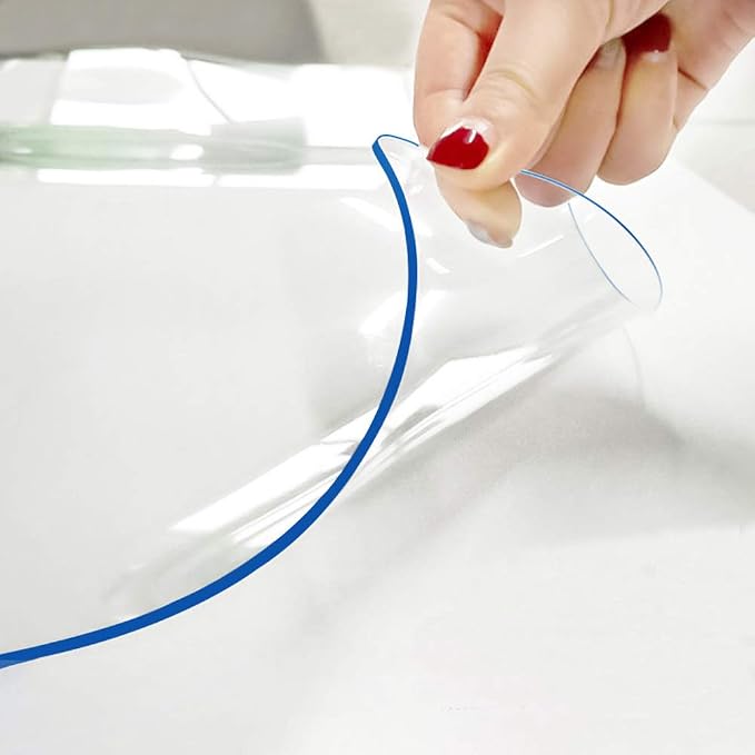 Office Desk Cover Protector 1.5mm Thick Clear PVC Table Cloth Protector 32x48 by Hodmutst