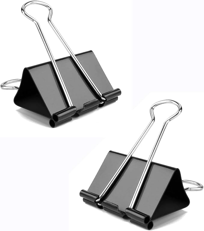 Extra Large Binder Clips, 48 Pack, 2 Inch, Standard 51mm, Capacity 0.86 Inch - Image 4