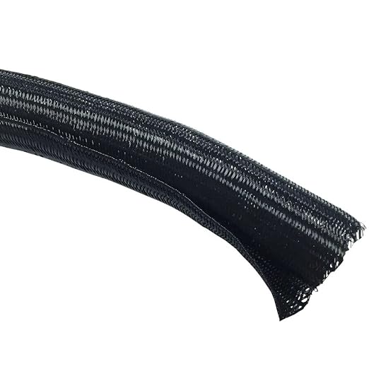 Electriduct 3/8" Hook Self Closing Sleeve Braid Wrap Around Sleeving Flame by Electriduct