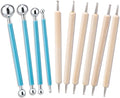 Amrules 10pcs Dotting Styluses Tools, Double Side Stainless Steel Ball Head Dot by Amrules
