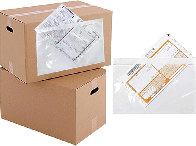 7.5x5.5 Packing List Mailing Envelopes Shipping Envelopes Packing List Clear - Image 3