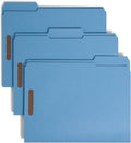 Smead Fastener File Folders, Reinforced 1/3-Cut Tabs, 2 Fasteners, Letter Size by SMEAD