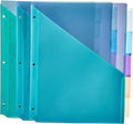 Amazon Basics 5-Tab Dividers for 3 Ring Binder, Two Pocket, Letter Size by AmazonBasics