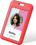 Uniclife 10 Pack Sliding ID Badge Holder by UnicLife