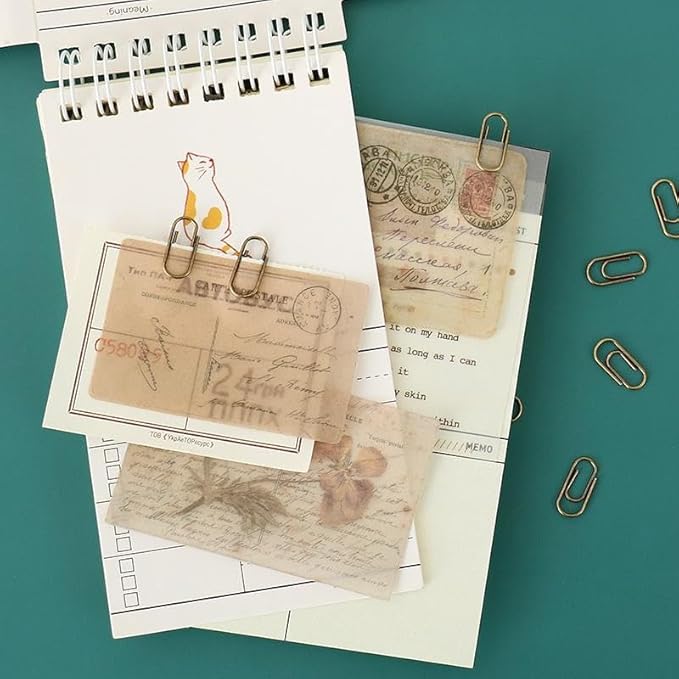Generic 150 Pcs/Pack Mini Bronze Color Paper Clips Metal Paper Clips Notes - Image 4