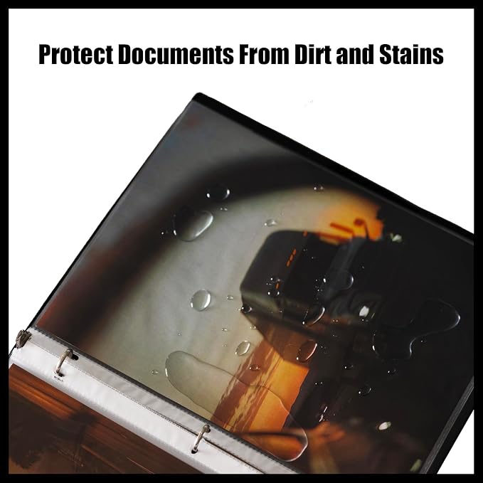 50 Pack Clear Sheet Protectors for 3 Ring Binder, Polypropylene Acid-Free - Image 4