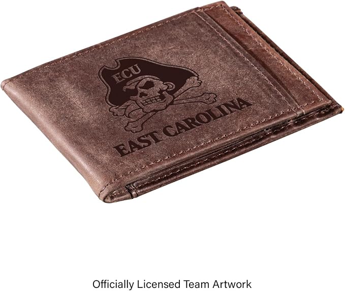 Team Sports America NCAA East Carolina University Front Pocket Slim Wallet - Image 2
