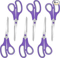 6 Packs Sewing Craft Scissors Bulk, Stainless Steel Shears by Xnluothsk
