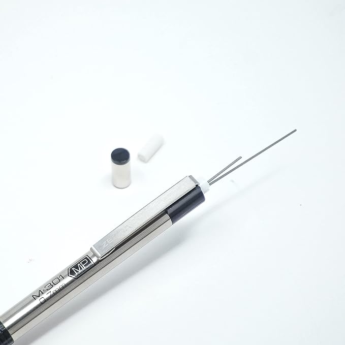 Zebra Pen, M-301 Mechanical Pencil, 0.7mm Point, Stainless Steel Barrel - Image 3