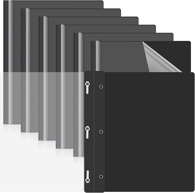 Teling 24 Pcs Clear Front Report Covers by Teling