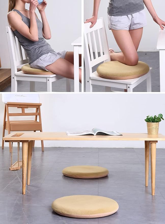 Sigmat Memory Foam Seat Cushion Anti-Slip Soft Round Stool Cushion Chair Pad 15 - Image 6