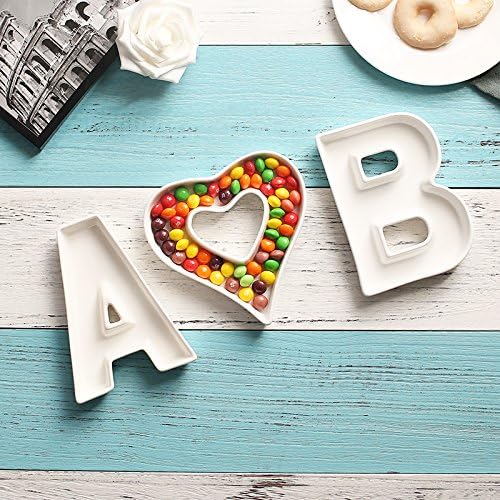 Coffeezone Small Porcelain Letter Dish & Plates - Image 6