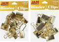 JAM PAPER Colorful Binder Clips Assortment by JAMPaper