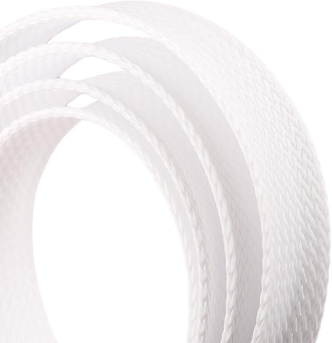 25ft PET Expandable Braided Cable Sleeve 1.2 inch Pet Braided Cable Sleeve - Image 2