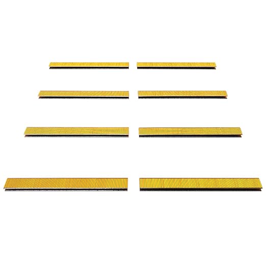 18 Gauge 1/4" Narrow Crown Staples 1/2" Leg Galvanized 800 Pack by SimCos
