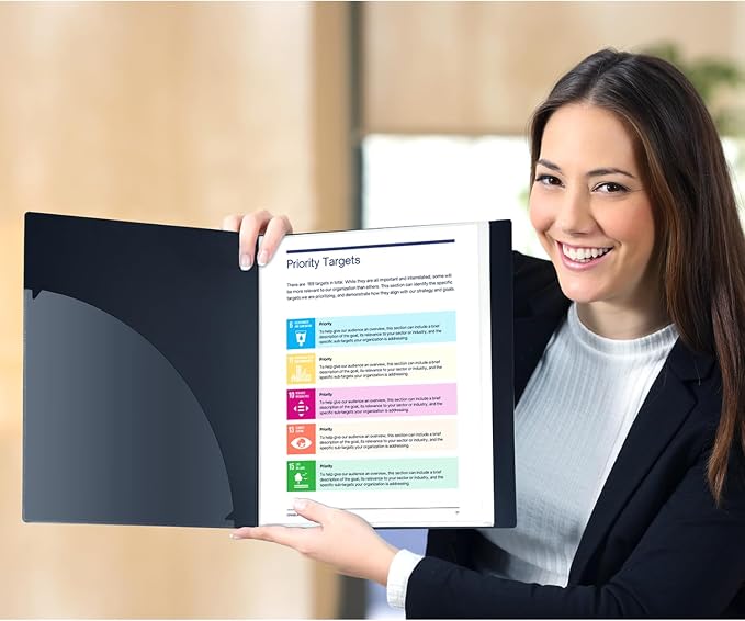 Dunwell Presentation Binder 48-Pocket, Displays 96 Pages, 8.5x11 Portfolio - Image 6