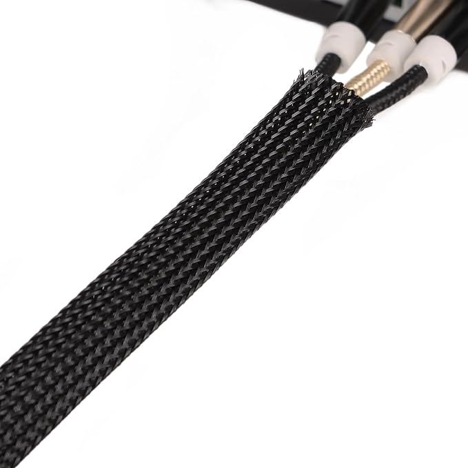 25ft PET Expandable Braided Cable Sleeve 1/2inch Pet Braided Cable Sleeve - Image 8
