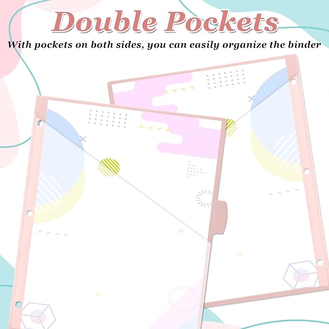 Epakh 12 Pcs Binder Dividers for 3 Rings Binders Index Dividers - Image 3