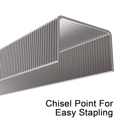 Rayson Heavy Duty Staples, Enhanced 1/4" Leg Length, 1/2" Width, 2000 Staples - Image 2