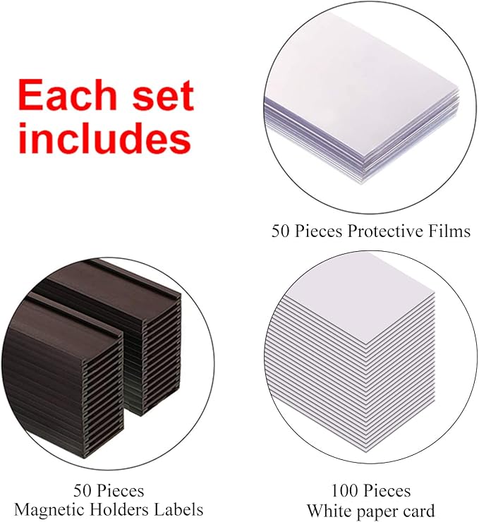 C Channel Magentic Label Holders 1x2 Inch - Image 5