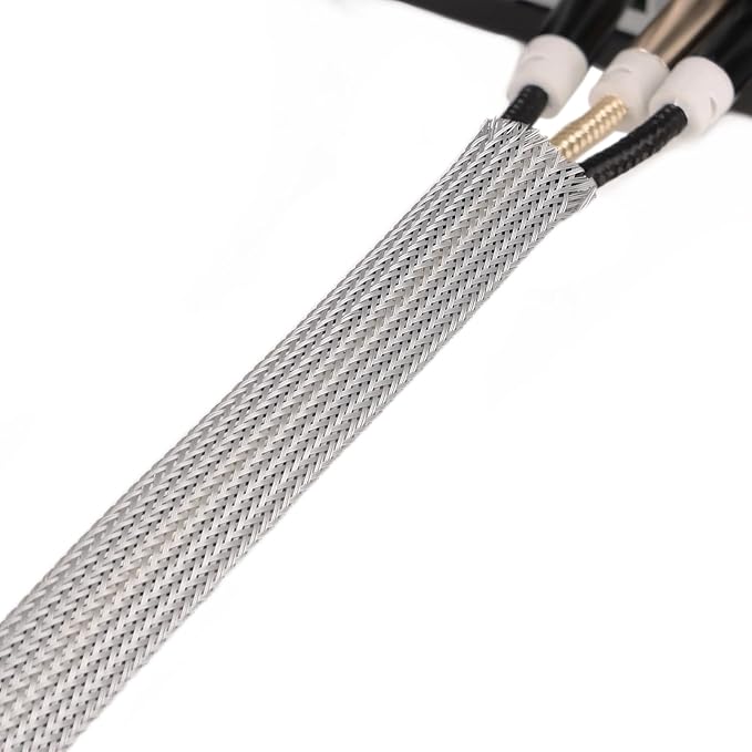 25ft PET Expandable Braided Cable Sleeve 1/4inch Pet Braided Cable Sleeve - Image 7