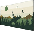 Spaceship XXL Large Gaming Mouse Pad Desk Mat Pad Non-Slip Rubber Base Desk Matt by Nasdalgias